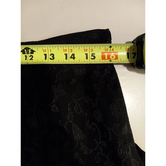 Josephine Chaus Womens Black Floral Patterned Dress Pants Size 12 - Picture 6 of 8